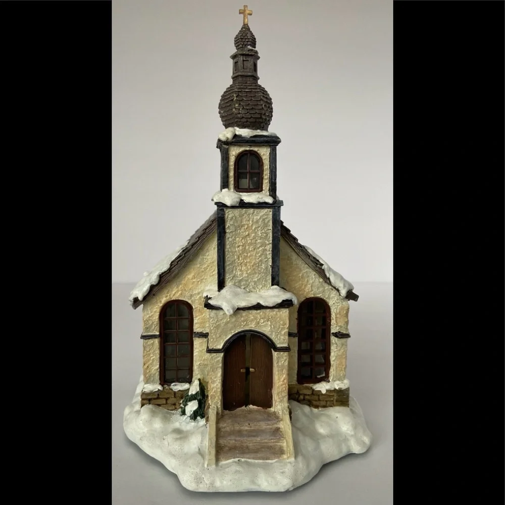 HAWTHORNE CHRISTMAS VILLAGE “RARE”-  HOLY NIGHT CHAPEL - Picture 3 of 15